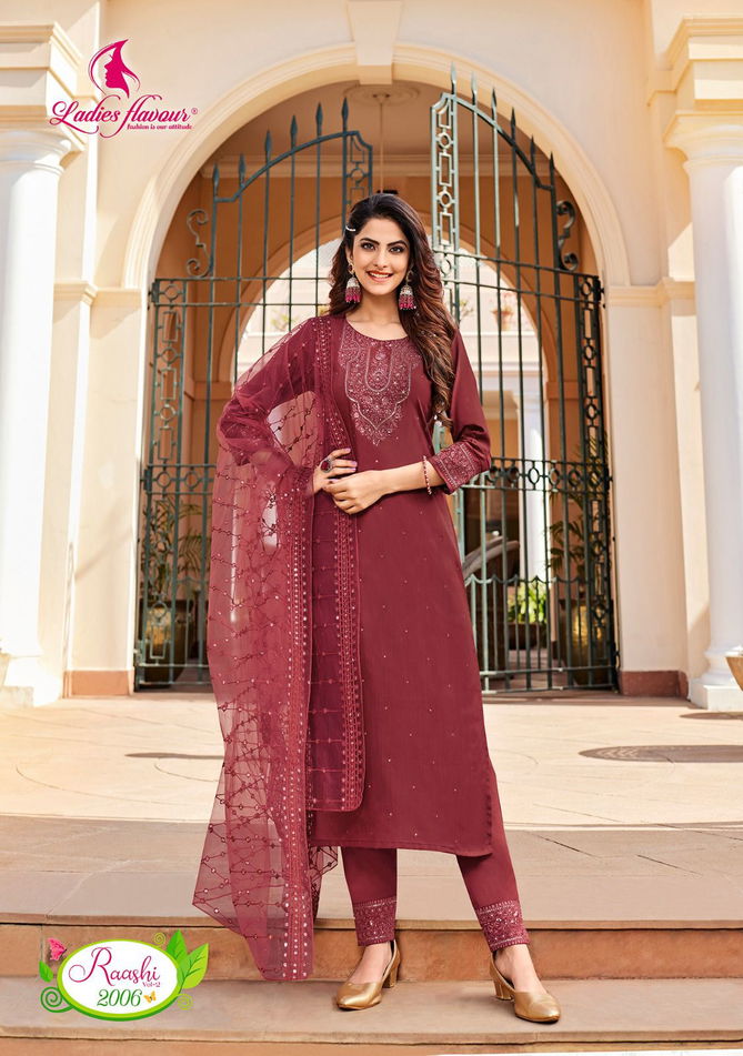  Ladies Flavour Raashi 2 Wholesale Readymade Slawar Suits